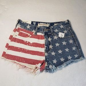 BULLHEAD :  American Flag  Jean Short